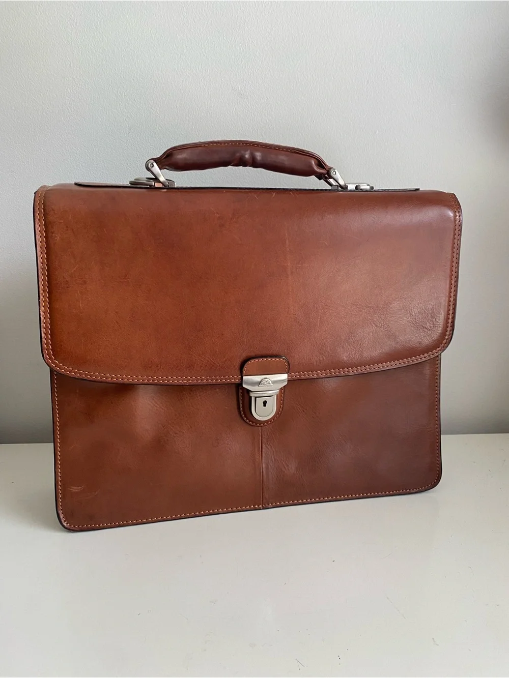 Tony Perotti Leather Laptop Briefcase